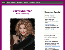 Tablet Screenshot of darylsherman.com
